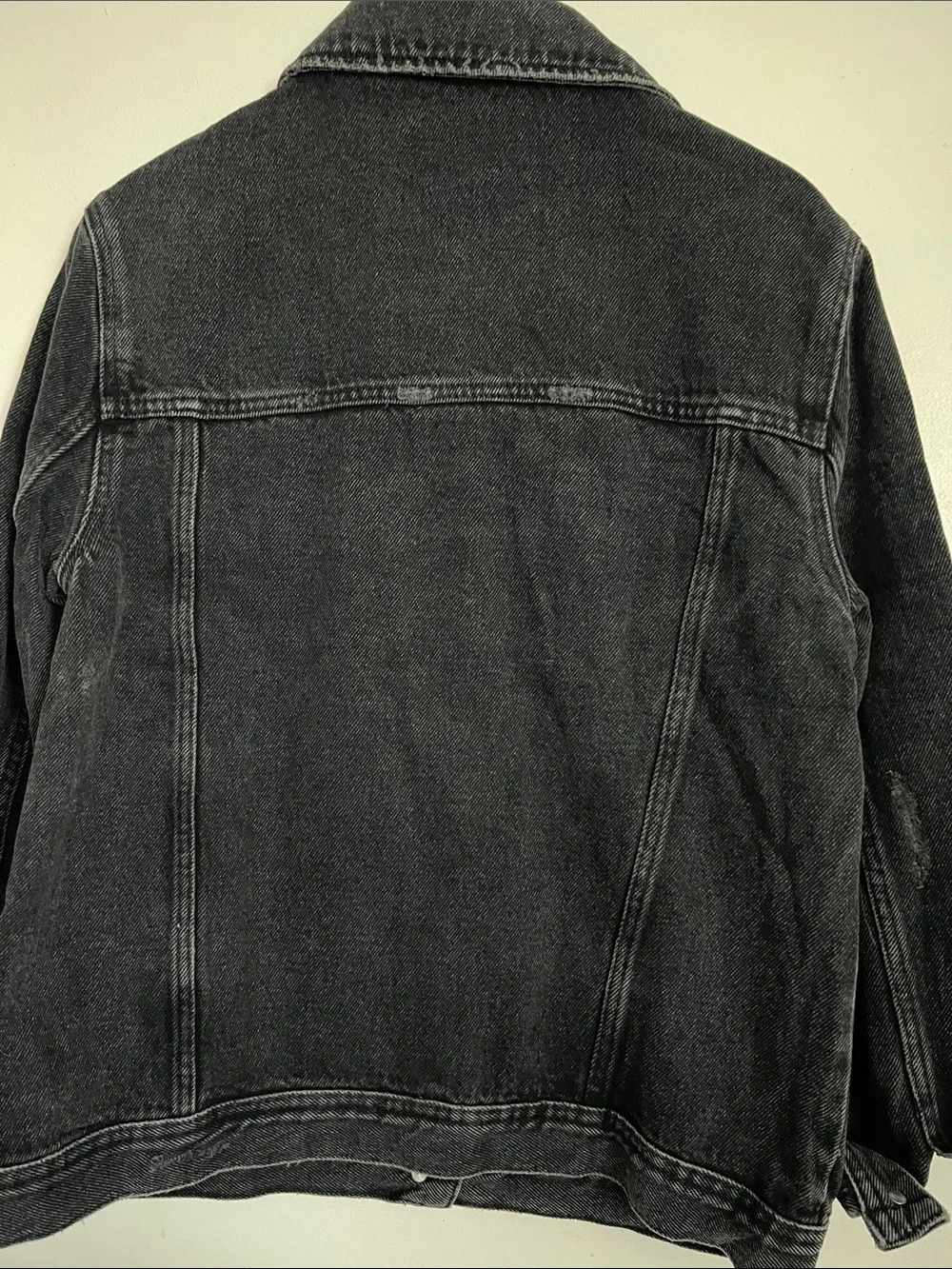 Zara Washed Black Denim Jacket for Kids